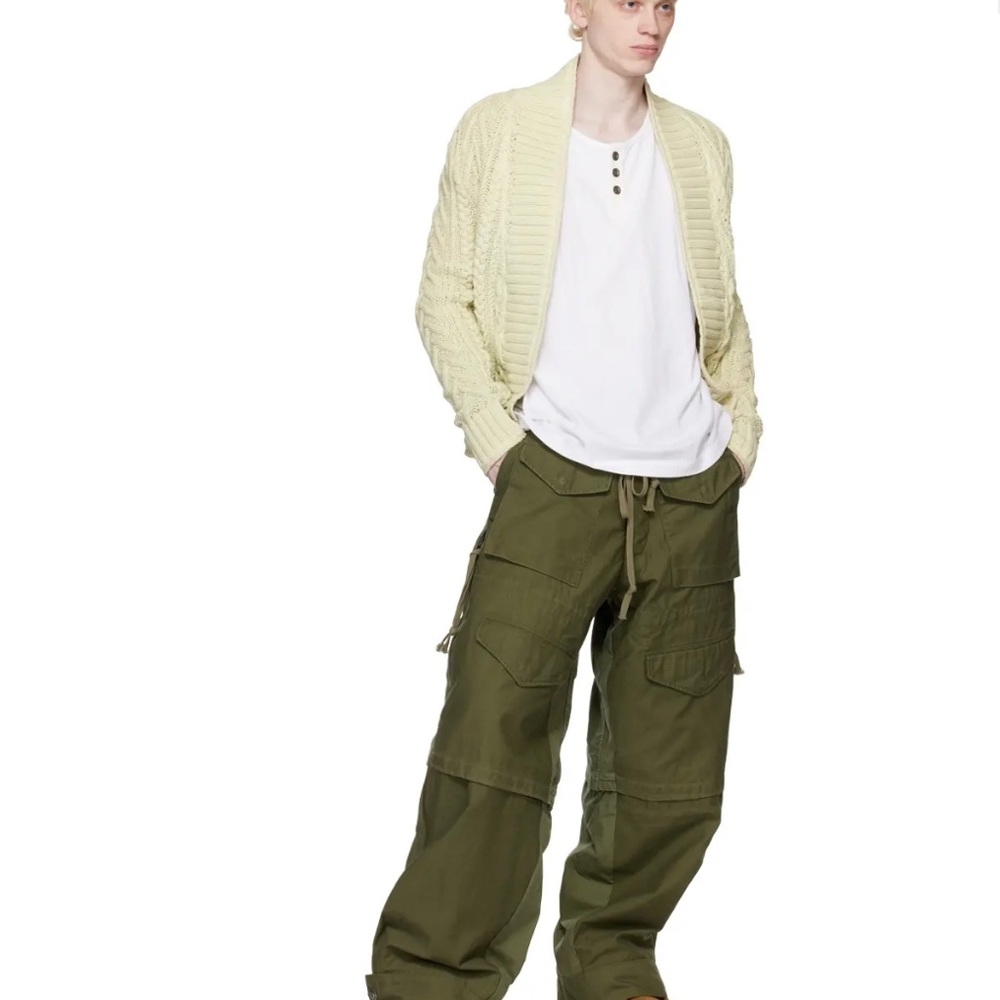 GREG LAUREN FISHERMAN’S CARDIGAN